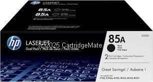 Hewlett Packard CE285AD Twin Pack Black Toner Cartridge - Average 1,600 