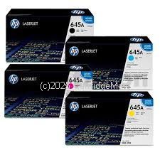 Hewlett Packard C9730A (645) Value Pack (4) Toners -Original 