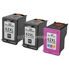 *Hewlett Packard C2P05AA 62XL Triple Pack 2 x Black + 1 x Colour High Compatible 