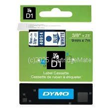 Dymo SD40914 D1 Label Cassette 9mm x 7m - Blue on White