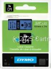 Dymo SD45806 D1 Label Cassette 19mm x 7m - Black on Blue