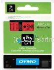 Dymo SD45807 D1 Label Cassette 19mm x 7m - Black on Red