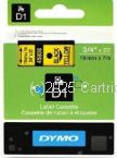 Dymo SD45808 D1 Label Cassette 19mm x 7m - Black on Yellow
