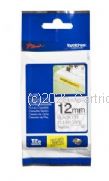Brother TZe-S131 Strong Adhesive Black on White Tape 12mm x 8M