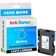 *Lanier/Ricoh 405762 Cyan TWIN NEW High Yield Compatible Gel 