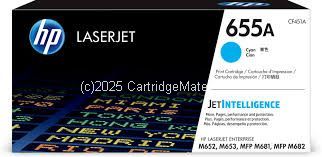 Hewlett Packard CF451A (655A) Cyan -10,500 Pages   