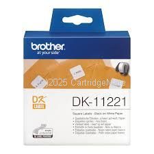 Brother DK-11221 23mm x 23mm Die-Cut Square 