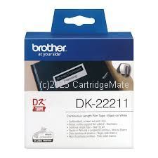 Brother DK-22211 White Continuous Film Roll 29mm 