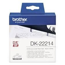 Brother DK-22214 White Continuous Paper Roll 12mm 