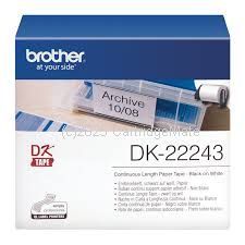 Brother DK-22243 White 102mm Roll 