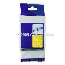 *Brother TZe-645 Laminated White on Orange Tape - 18mm x 8m New Compatible 