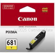 Canon CLI-681Y Yellow Inkjet - Average 250 Pages     