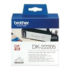 Brother DK-22205 White Roll - 62mm x 30.48m 