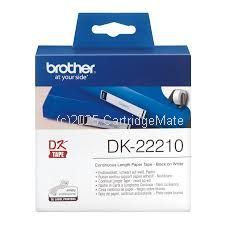Brother DK-22210 White Continuous Paper Roll 29mm 