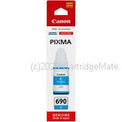Canon GI690C Cyan Bottle of Ink  - Original Product 