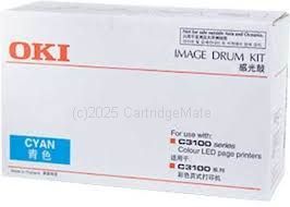Oki 42126647 (C3100) Cyan Image Drum - Original
