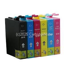 *Epson T081190-6 (T81) Value Pack New compatible