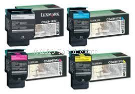 Lexmark C540H1 Value Pack High Yield (4) - Original