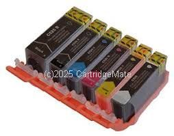 *Canon PGI-525/CLI-526 New High Yield Compatible Value Pack (6)