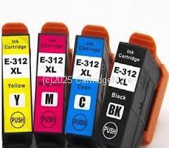 *Epson T183192 (312XL) Value Pack (4) High Yield New Compatible Inkjet 