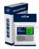 *Brother TZe-721 Laminated Black on Green Tape - 9mm x 8m - New Compatible  