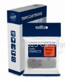 *Brother TZe-B21 Laminated Black on Fluro Orange Tape - 9mm x 8m New Compatible   