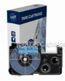 *Casio XR12BU Black Text on 12mm wide Blue New Compatible Label Tape x 8 Metres 