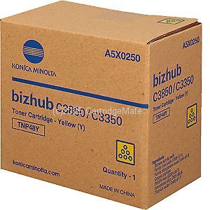 Konica Minolta A5X0-290 Yellow Toner Cartridge - 10K  - Original 