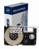 *Casio XR12X Black Text on 12mm wide Clear New Compatible Label Tape x 8 Metres