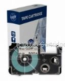 *Casio XR18X Black Text on 18mm wide Clear New Compatible Label Tape x 8 Metres 