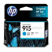 Hewlett Packard 3YM15AA (915) Cyan Inkjet   
