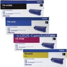 Brother TN-443K Value Pack High Yield (4) - Original