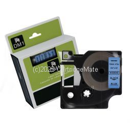 *Dymo SD45806 Black Text on 19mm wide Blue Laminated Tape New Compatible-  7 Mtr    