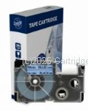 *Casio XR18BU Black Text on 18mm wide Blue New Compatible Label Tape x 8 Metres 