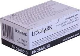 Lexmark 25A0013 (3 Pack) Staple Cartridge 5,000