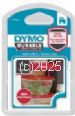 Dymo 1978366 D1 Durable Label Cassette 12mm x 3m - White on Red  