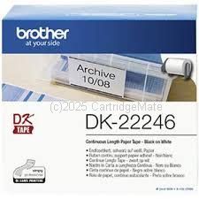 Brother DK22246 White Roll - 103mm x 30.48m
