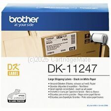 Brother DK-11247 White Shipping Label 103 x 164mm 
