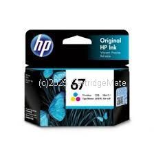 Hewlett Packard 3YM55AA (67) Tri Colour Inkjet  - Original 