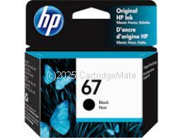 Hewlett Packard 3YM56AA (67) Black Inkjet  - Original  