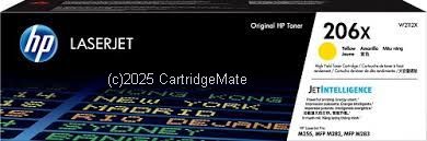 Hewlett Packard W2112X (206X) Yellow High Yield - Original        