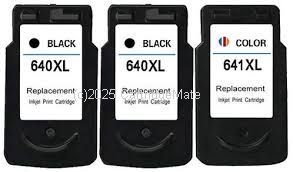 *Canon PG-640XLCL641XLVP3 High Yield Triple (2 x B, 1 x C) compatible