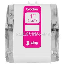 Brother CZ1004 White Label Roll Tape Cassette 25mm x 5m  