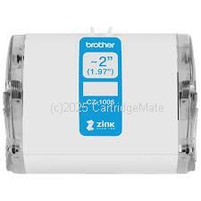 Brother CZ1005 White Label Roll Tape Cassette 50mm x 5m   