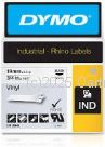 Dymo 18445  Rhino Black on White Tape - 19mm x 5.5m