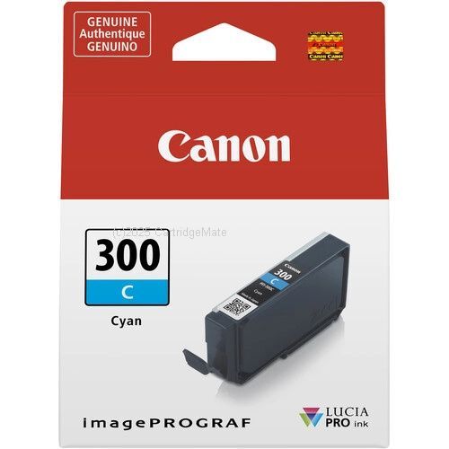 Canon PFI-300C Cyan Ink Tank - Original Product      