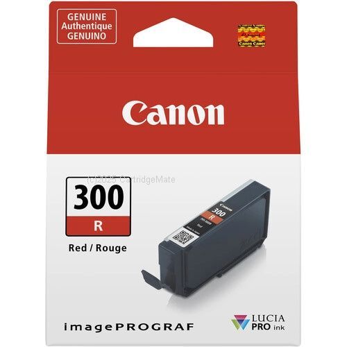 Canon PFI-300R Red Ink Tank - Original Product     