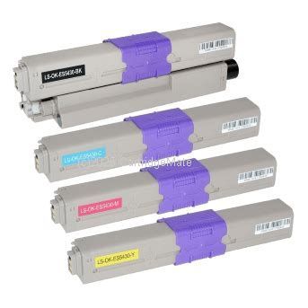 CartridgeMate Oki 46490628 Value Pack (4) New Compatible