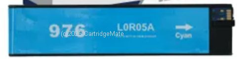 *Hewlett Packard L0R05A Cyan (976Y) High Yield New Compatible  