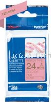 Brother TZe-RE54 Gold on Pink Tape - 24mm x 4M 